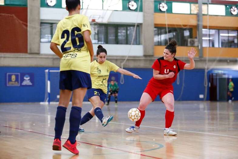 Momento del partido disputado este domingo en Gran Canaria/TA.